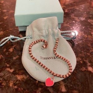 Beaded Heart Tiffany’s bracelet